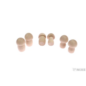 HŘÍBEK PŘÍRODNÍ 6ks MV