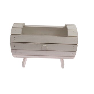 OBAL DŘEVO 29x20x13x12cm*BÍLÁ