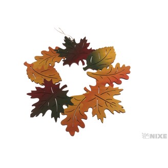 ZÁVĚS LIST 34cm*MIX BAREV