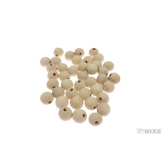 KORÁLKY DŘEVO 20mm 40ks*PŘÍRODNÍ