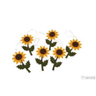 ZÁVĚS FILC SLUNEČNICE 6x10cm*MIX BAREV