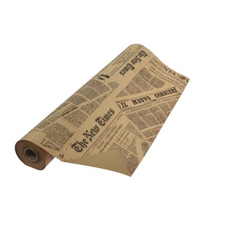 ROLE PAPÍR NEWSPAPER 70cmx50m*PŘÍRODNÍ+ČERNÁ