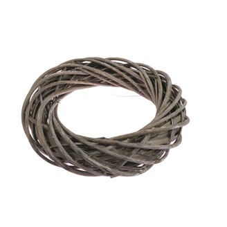 VĚNEC PROUTĚNÝ 33cm*ŠEDÁ