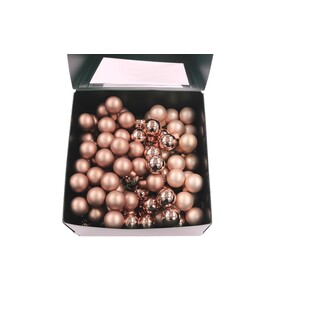 KOULE NA DR. 2,5x10,5cm 144ks MIX*RŮŽOVÁ