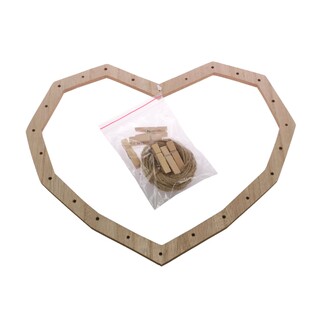 ZÁVĚS SRDCE 30X25cm*PŘÍRODNÍ