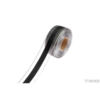 PES MONOF. DR. 40mmx25m*ČERNÁ+STŘÍBRNÁ