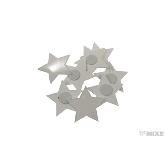 HVĚZDA NALEPOVACÍ 3,5cm 8ks*MIX BAREV