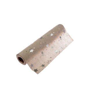 ROLE JUTA HVĚZDA 36cmx5yd*STŘÍBRNÁ