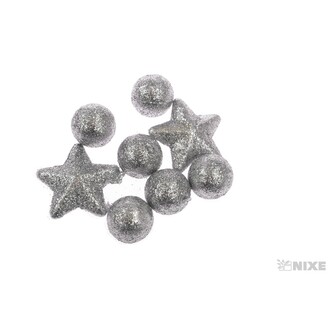 KULIČKY 2cm 35ks*STŘÍBRNÁ