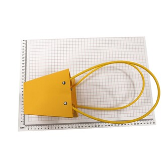 TAŠKA PLAST 12x12x08cm*ŽLUTÁ TM.