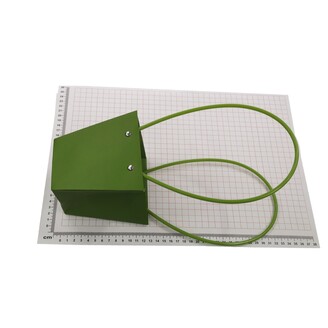 TAŠKA PLAST 12x12x08cm*ZELENÁ