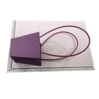 TAŠKA PLAST 12x12x08cm*FIALOVÁ