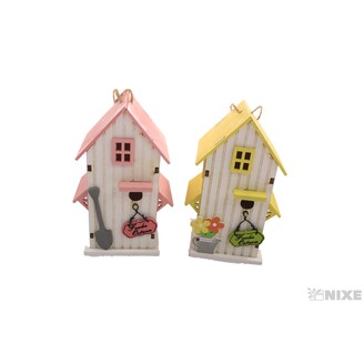 ZÁVĚS DOMEČEK 8x14cm*MIX BAREV