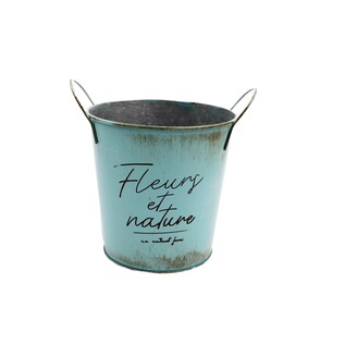 PLECHOVÝ OBAL 14x14cm*TYRKYSOVÁ