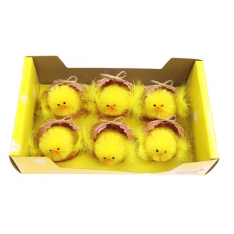 KUŘÁTKA SKOŘÁPKA 6cm 6ks*ŽLUTÁ