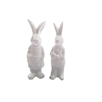 ZAJÍC KERAMIKA 20cm*BÍLÁ