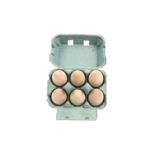 VAJÍČKO PŘÍRODNÍ 6ks MV