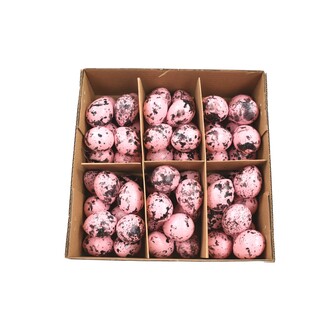 VAJÍČKA 60ks 3cm*RŮŽOVÁ