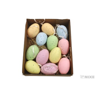 VAJÍČKA 12ks 5cm*MIX BAREV