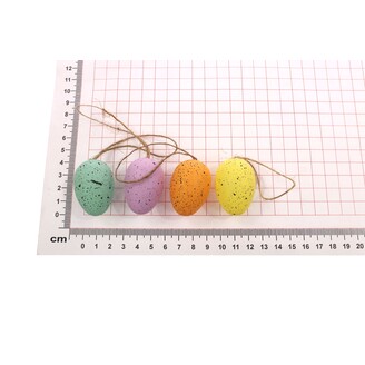 VAJÍČKA 24ks 4cm*MIX BAREV