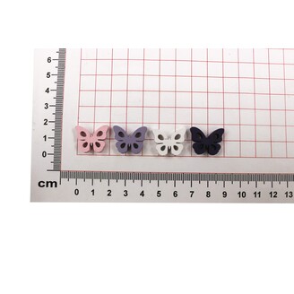 MOTÝL 2cm 32ks*MIX BAREV