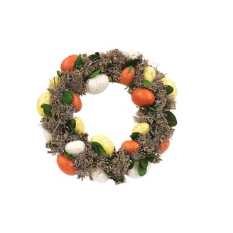 VĚNEC ZDOBENÝ 27cm*MIX BAREV