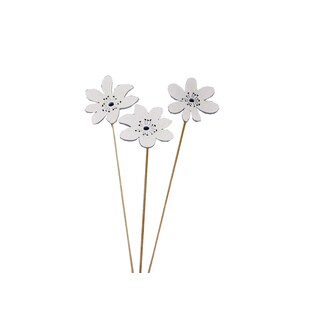 ZÁPICH KVÍTEK 6,5x27cm 10ks*BÍLÁ