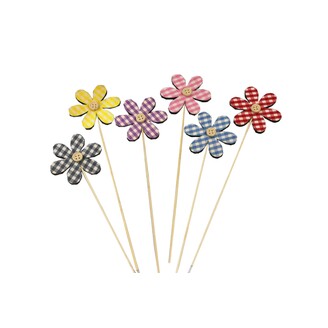 ZÁPICH KVÍTEK 6,5x24cm 6ks*MIX BAREV