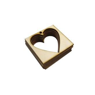 ZÁVĚS RÁMEČEK XD 7cm 10ks*PŘÍRODNÍ