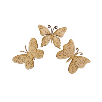 MOTÝL XD 4x6cm 6ks*PŘÍRODNÍ