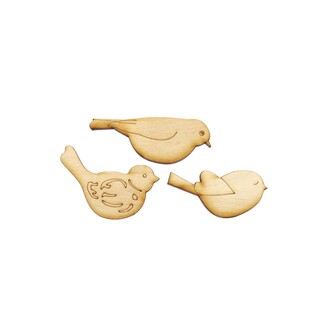 PTÁČEK XD 5-6cm 12ks*PŘÍRODNÍ