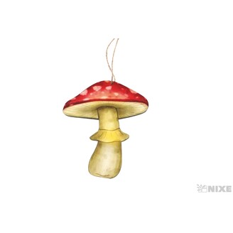 ZÁVĚS MUCHOMŮRKA 12x14cm*MIX BAREV