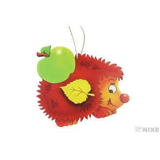 ZÁVĚS JEŽEK 17x14cm*MIX BAREV