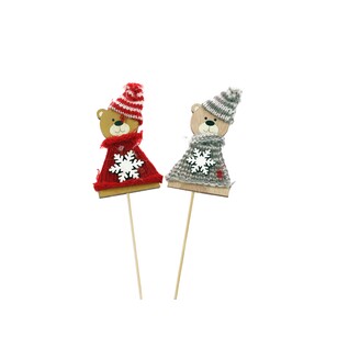 ZÁPICH MEDVÍDEK 10x25cm 2ks*MIX BAREV