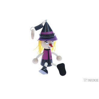 FIGURKA ČARODĚJNICE NA PRUŽINĚ MV