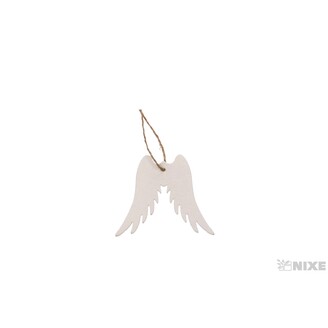 ZÁVĚS KŘÍDLA 6ks 7x6,5cm*BÍLÁ