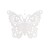 ZÁVĚS MOTÝL 29x24cm*BÍLÁ