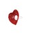 PODLOŽKA SRDCE 15cm*ČERVENÉ