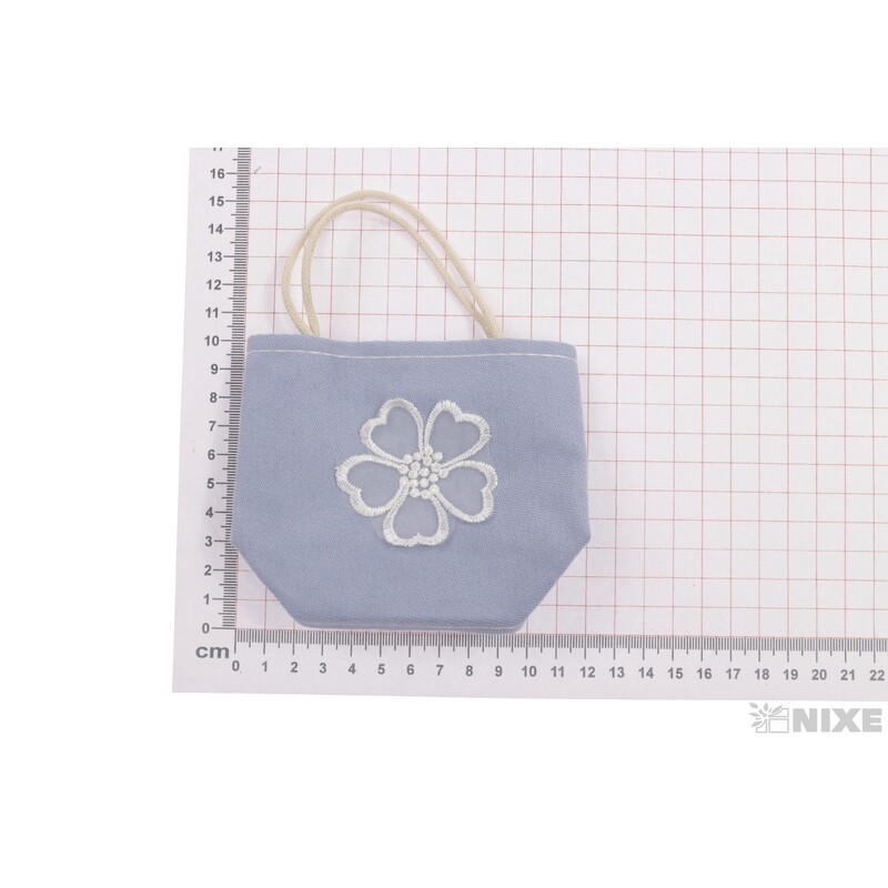 TAŠKA DEKORAČNÍ 7,5x9,5x4,5cm 12ks*MIX BAREV 