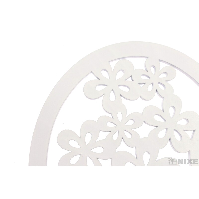 ZÁVĚS SRDCE 20x19,5cm*BÍLÁ