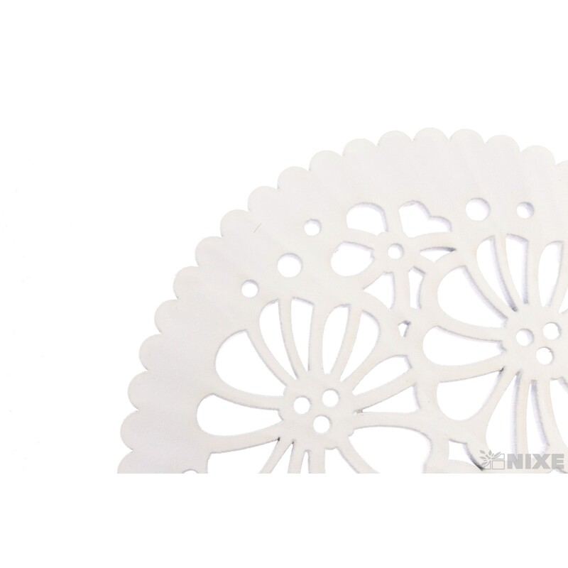 ZÁVĚS SRDCE 20x19,5cm*BÍLÁ