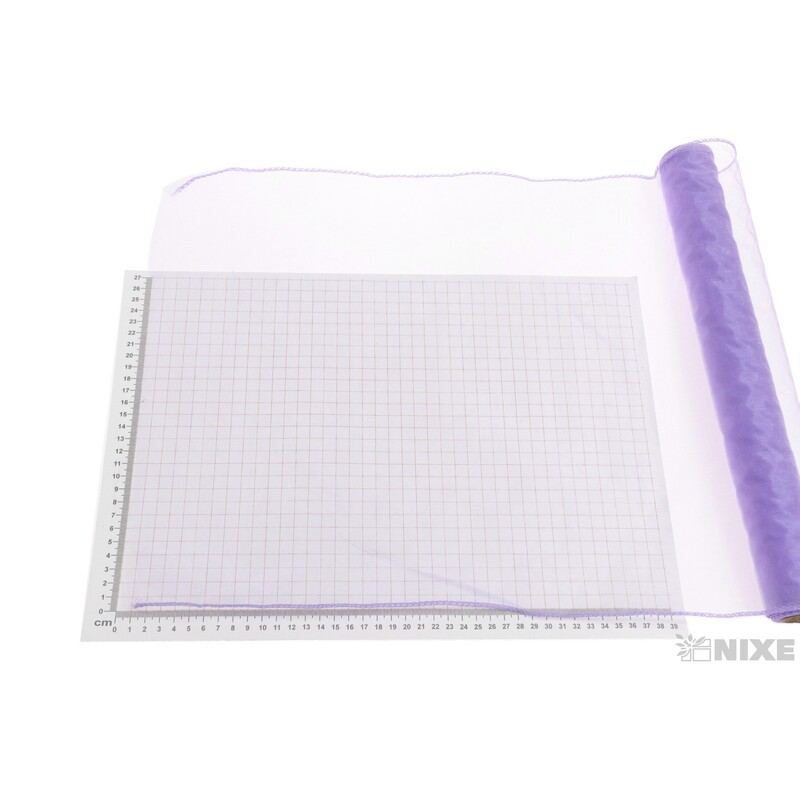 ORGANZA 39cmx8m*FIALOVÁ