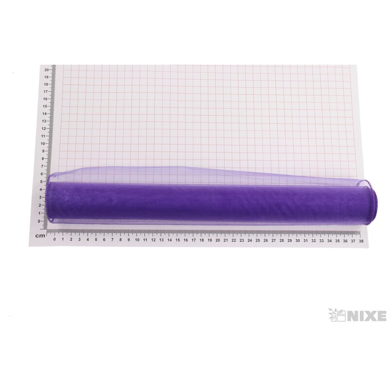 ORGANZA 39cmx8m*FIALOVÁ TM.