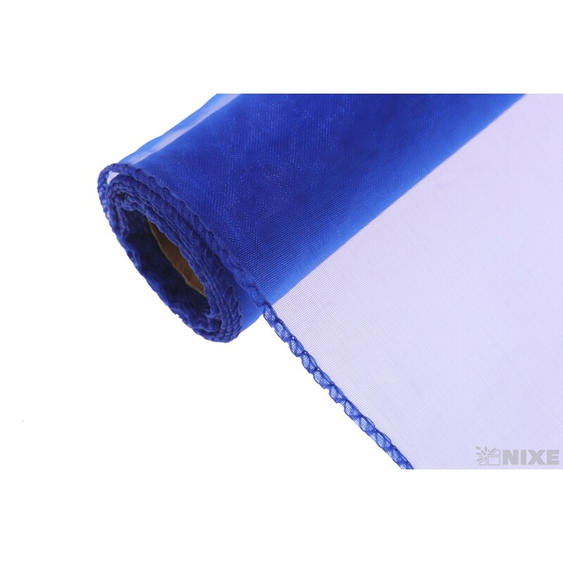 ORGANZA 39cmx8m*MODRÁ TM.