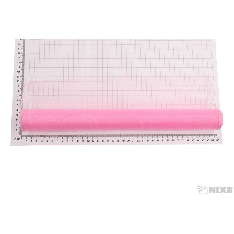 ORGANZA 39cmx8m*RŮŽOVÁ PINK