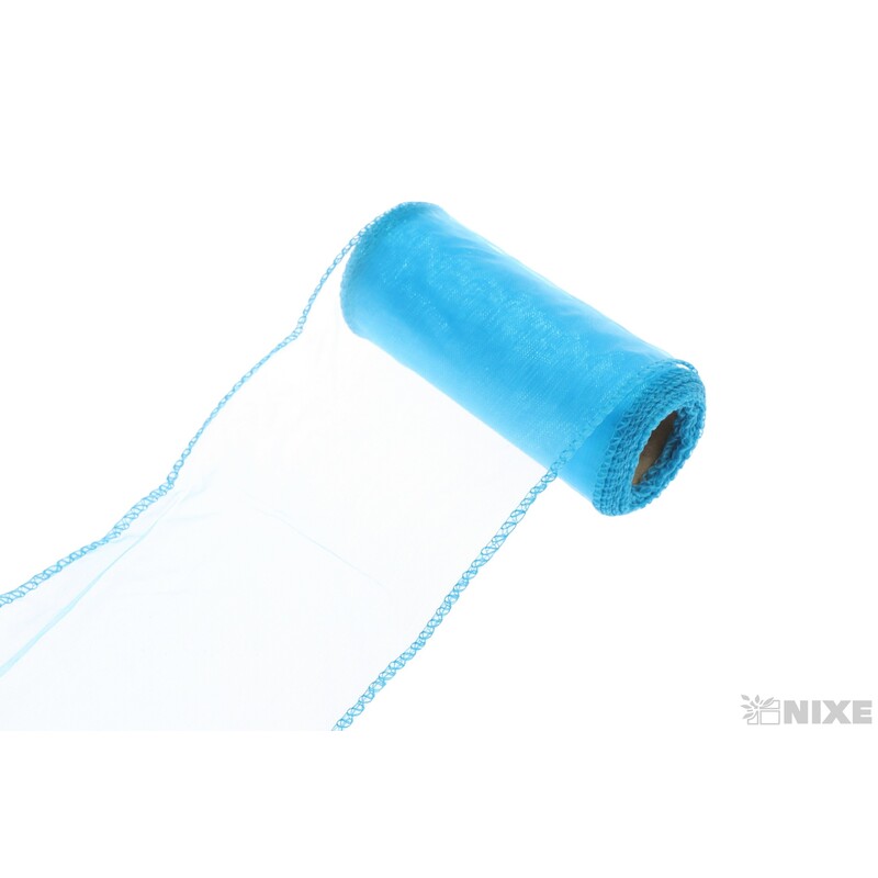 ORGANZA 12cmx8m*TYRKYSOVÁ