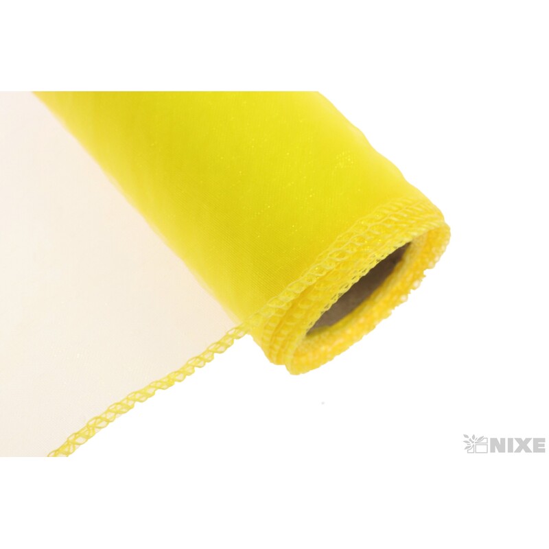 ORGANZA 12cmx8m*ŽLUTÁ