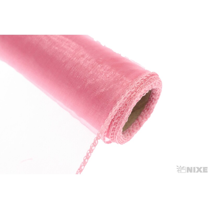 ORGANZA 11cmx9m*RŮŽOVÁ