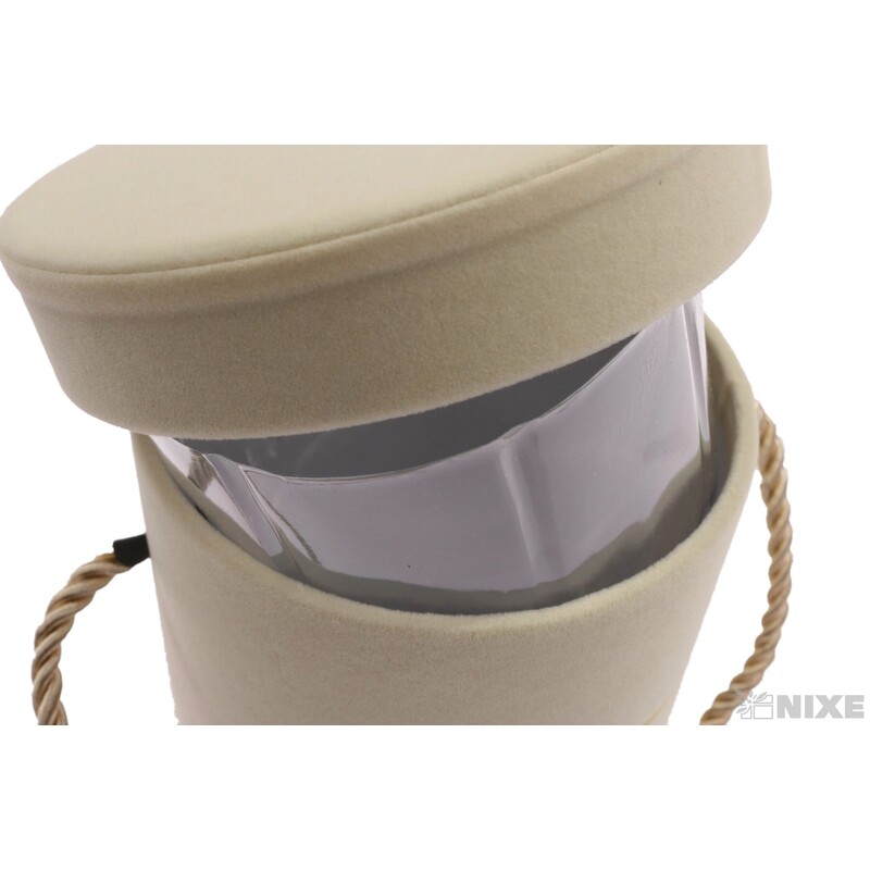 KVĚTINOVÝ BOX 11x15cm*KRÉMOVÁ