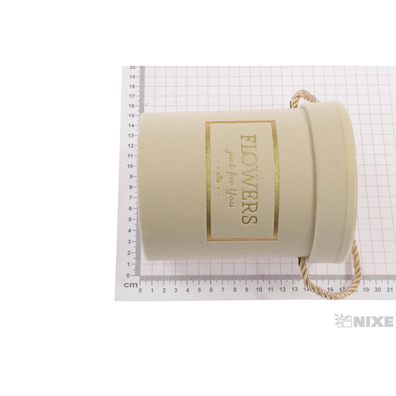 KVĚTINOVÝ BOX 11x15cm*KRÉMOVÁ